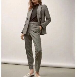 Massimo Dutti wool blend 2 piece suit pants jacket size 6/8